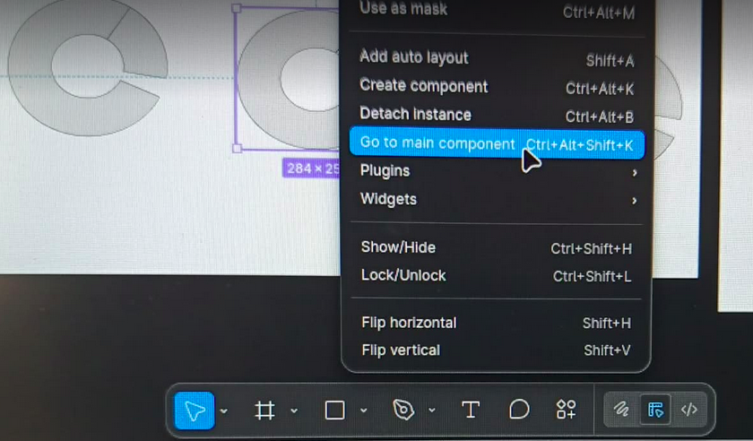 go to main component